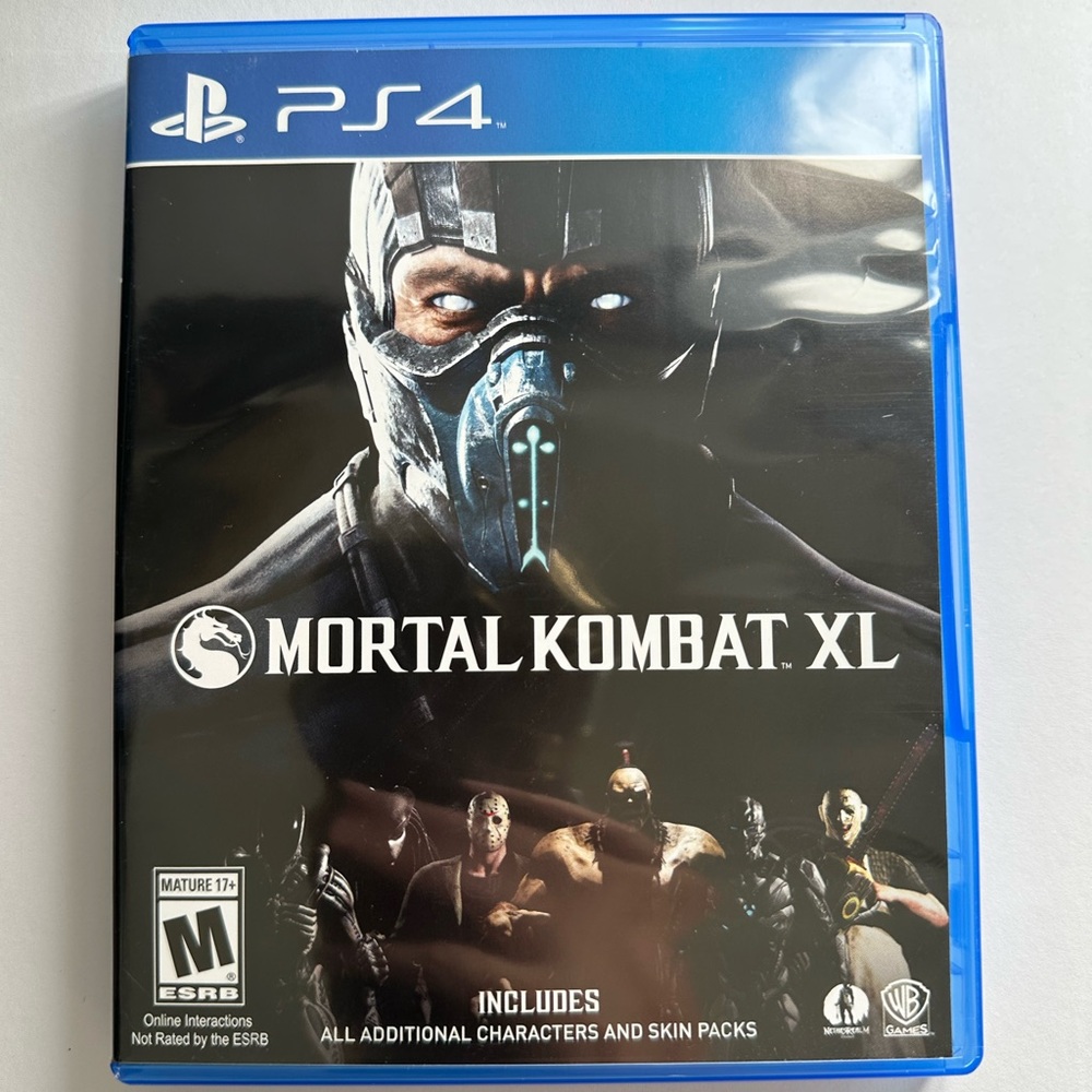 Mortal Kombat XL PS4 Game Includes All Characters and Skin Packs Fighting Action